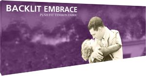 Embrace 20ft. Backlit Full Height Display & Single-Sided Graphic