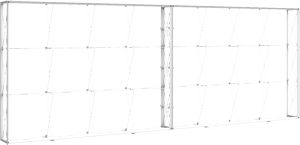 Embrace 20ft. Full Height Inline Display W/ Full Fitted Graphic