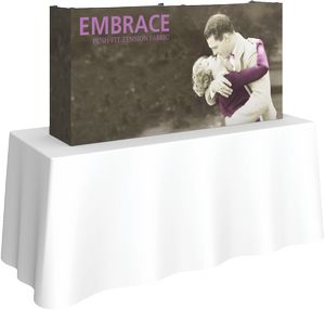 Embrace 5ft Push-Fit Tabletop Display & Full Fitted Graphic