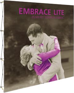 Embrace Lite 7.5ft. Full Height Display with Front Graphic