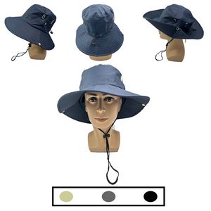 Embroidered Fishing Hiking Safari Outdoor Hat