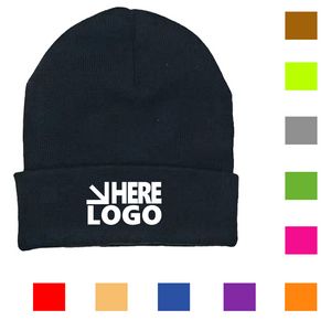 Embroidered Knitted Cap