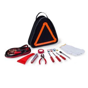 Emergency Roadside Kit in Triangular Shaped Tote Bag