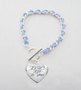 Enamel Heart Charm Bracelet