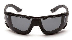 Black and Gray or Green Foam Padded Frame with Gray Anti-Fog Max Lens