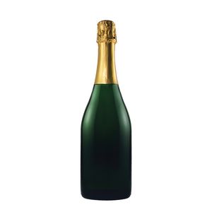 Etched CA Champagne Sparkling Wine Bottle