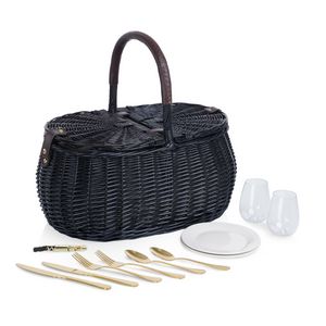 Evening Picnic Basket with Service for Two