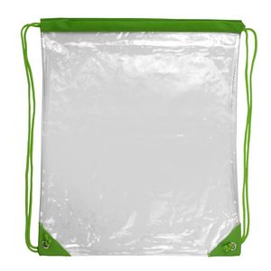 "Everest" Tall Clear Drawstring Cinch Pack Backpack (Overseas)