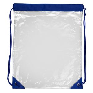 "Everest" Tall Clear Drawstring Cinch Pack Backpack (Overseas)
