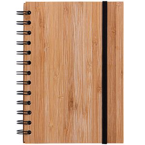 Evergreen Bamboo Notebook w/Recycled Paper