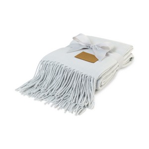 Everlasting Throw Blanket - Soft Grey Herringbone