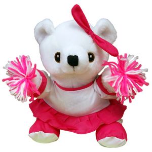 Everyday Critter 9" Sitting Cheerleader Bear
