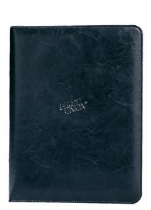Executive Vintage Leather Writing Pad - Black