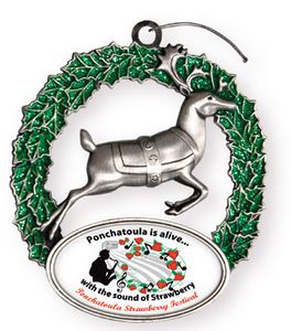 Express Reindeer Holiday Ornament (Domestically Produced)