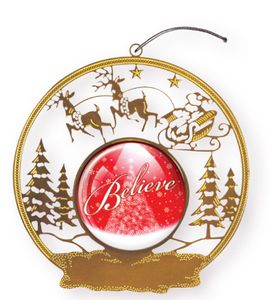 Express Snow Sled Holiday Ornament (Domestically Produced)