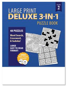 FSC® Certified Deluxe Large Print Puzzle Books