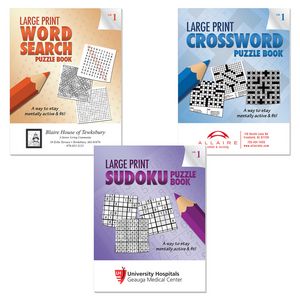 FSCÂ® Certified Large Print Puzzle Books