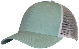 Fahrenheit Heathered Cotton Polyester Trucker Hat