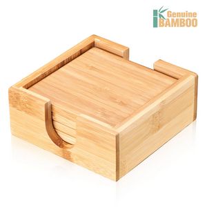 Fairfax Bamboo Coasters Set - Set of 4