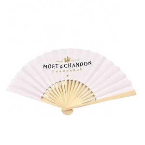 Fancy Bamboo Hand Fan - Full Color