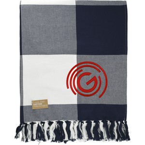 Field & Co.Â® 100% Organic Cotton Check Throw Blanket