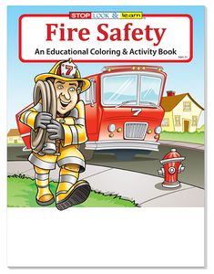 Fire Safety Coloring & Activity Book Fun Pack