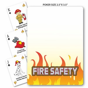 Fire Safety Playing Card Deck
