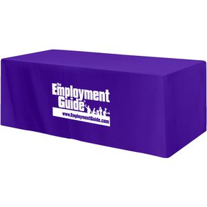 Fitted 3-sided Table Cover - fits 8' standard table