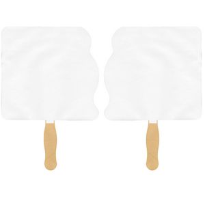 Flag Sandwiched Hand Fan (2 Side/ Four Color Process)