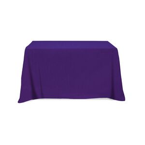 Flat 3-sided Table Cover - fits 4' standard table