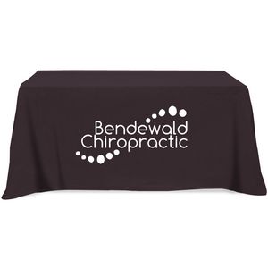 Flat 4-sided Table Cover - fits 6' standard table: Poly-Cotton