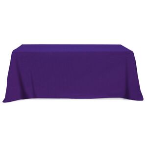 Flat 4-sided Table Cover - fits 8' standard table: Poly-Cotton