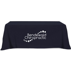 Flat 4-sided Table Cover - fits 8' standard table: Poly-Cotton