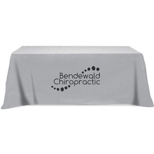 Flat 4-sided Table Cover - fits 8' standard table: Poly-Cotton