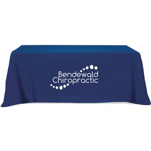 Flat 4-sided Table Cover - fits 8' standard table: Poly-Cotton