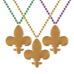 Fleur-de-Lis Medallion Beads
