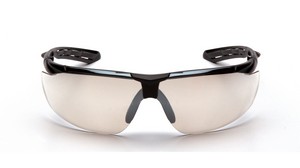 Black/Gray Frame with Indoor/Outdoor Mirror Lens