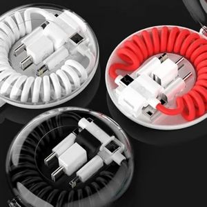 Flexcharge All-In-1 Spring Coil Charging Cable In Branded Storage Box