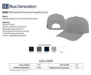 Flexfit 110Â® Perforated Performance Snap Back Cap
