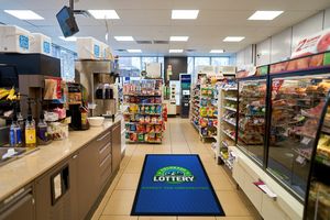 Floor Impressionsâ„¢ Indoor/Outdoor All-Rubber Logo Mat (3'x5')