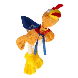 Flying Crowing Rooster
