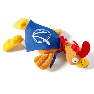 Flying Crowing Rooster
