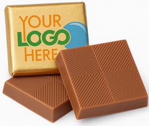 Foil Wrapped Chocolate Squares