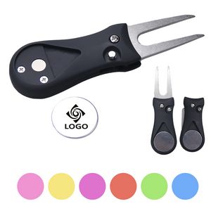 Foldable Golf Divot Tool Ball Marker