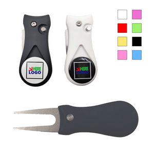 Foldable Golf Divot Tool With Mark MOQ 50PCS
