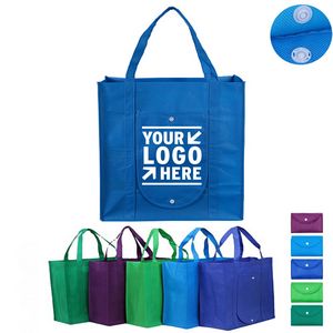Foldable Heavy Duty Shopping Tote with Buckle