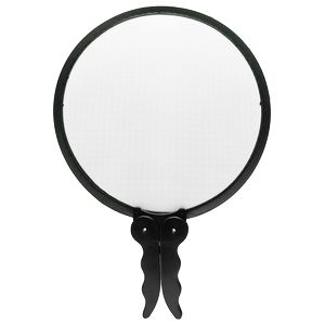 Foldable Nylon Fan - Wide Handle