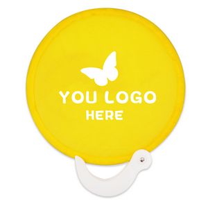 Foldable Round Nylon Fan w/Bag