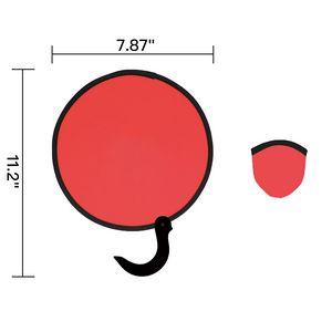 Foldable Round Nylon Fan w/Bag