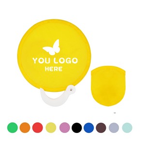 Foldable Round Nylon Fan w/Bag